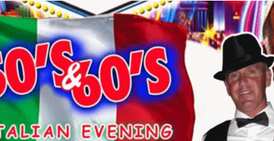 Join us for a 3 course Italian on March 12th