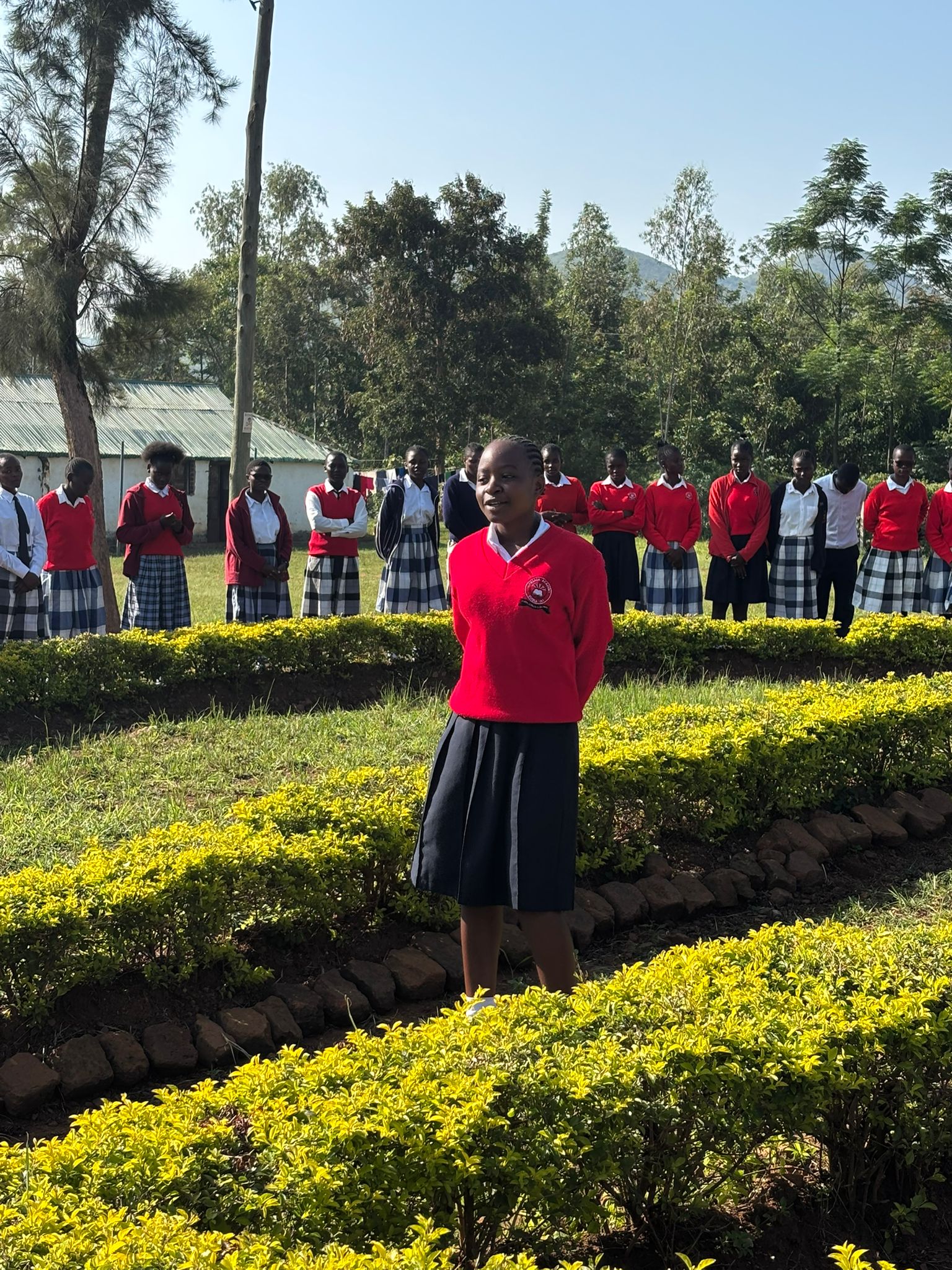 Painting the boys dorm.