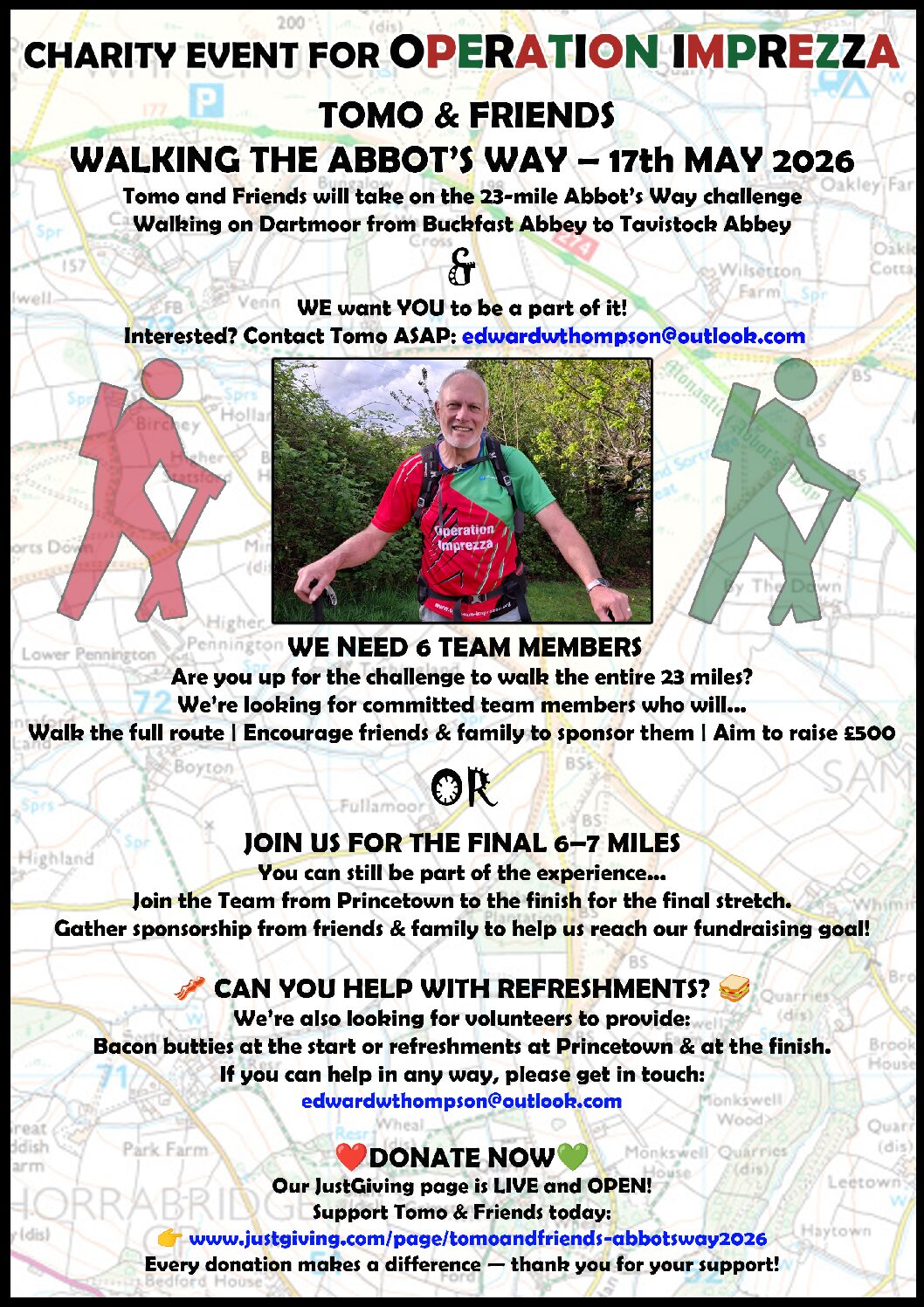Tomo sponsored walk